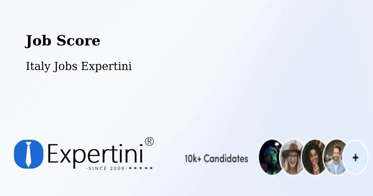 Job Score & Job Description Score Tool – Ome - Italy Jobs Expertini